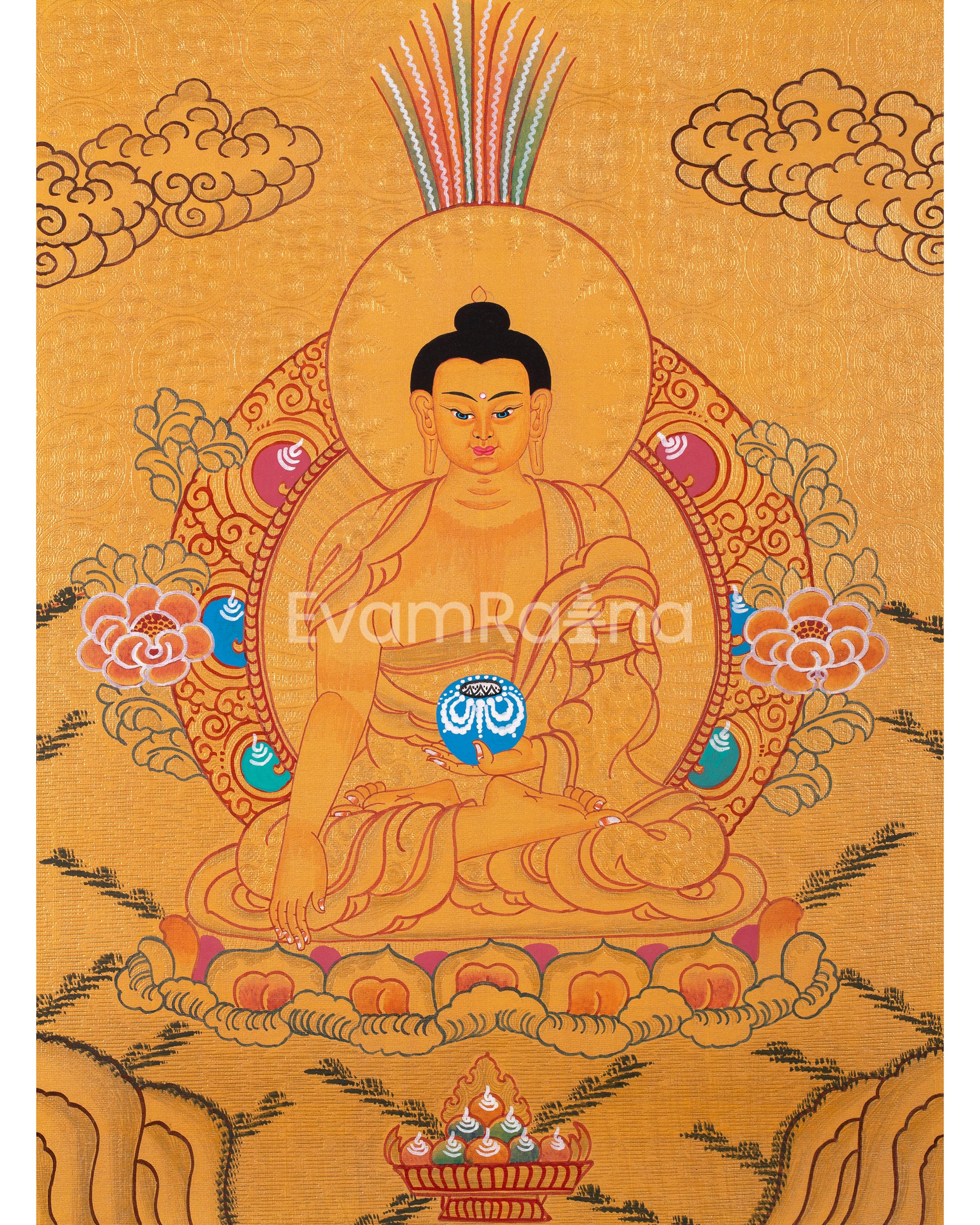 Meditative Gautam Buddha Artwork | Symbol of Peace and Wisdom