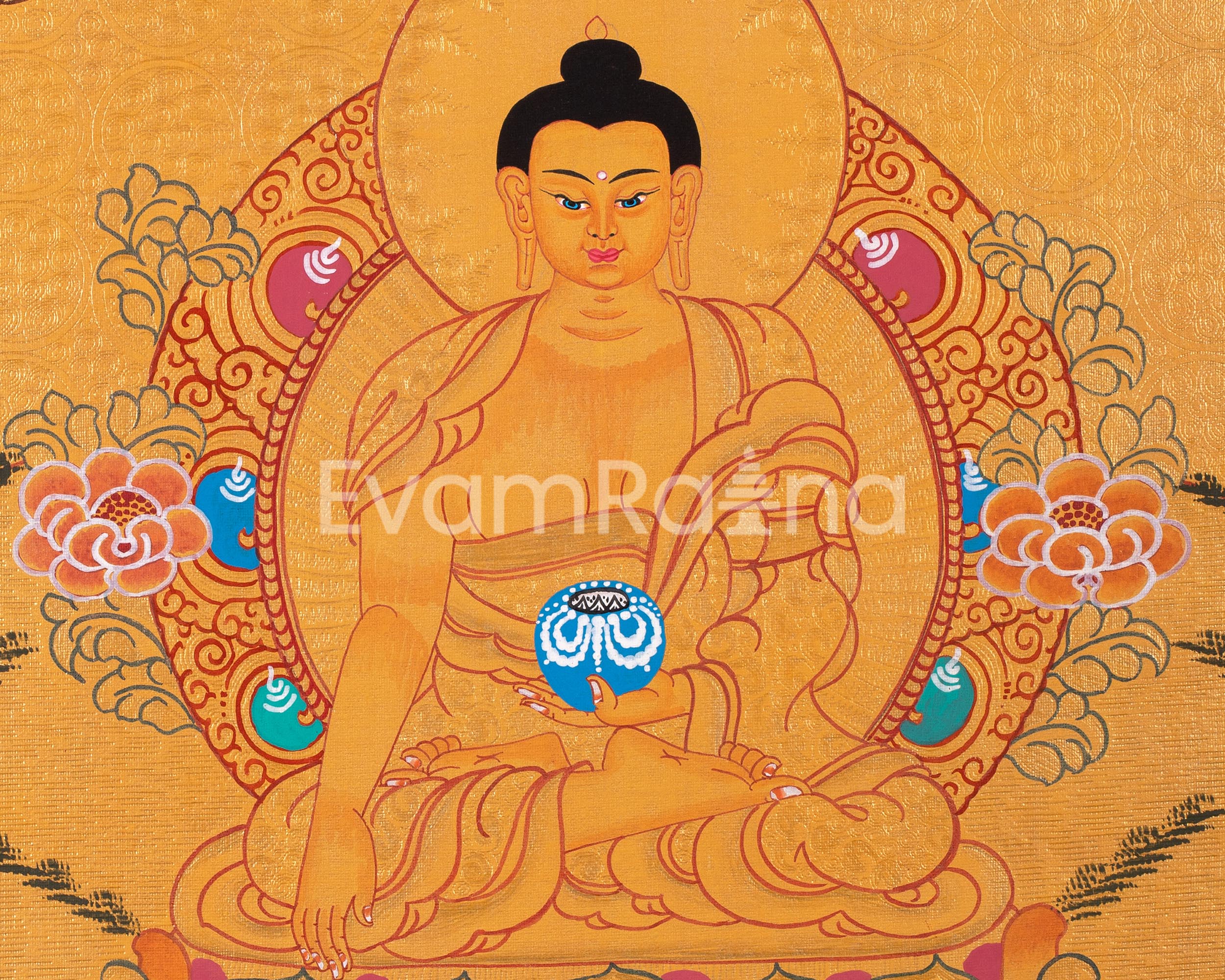 Meditative Gautam Buddha Artwork | Symbol of Peace and Wisdom