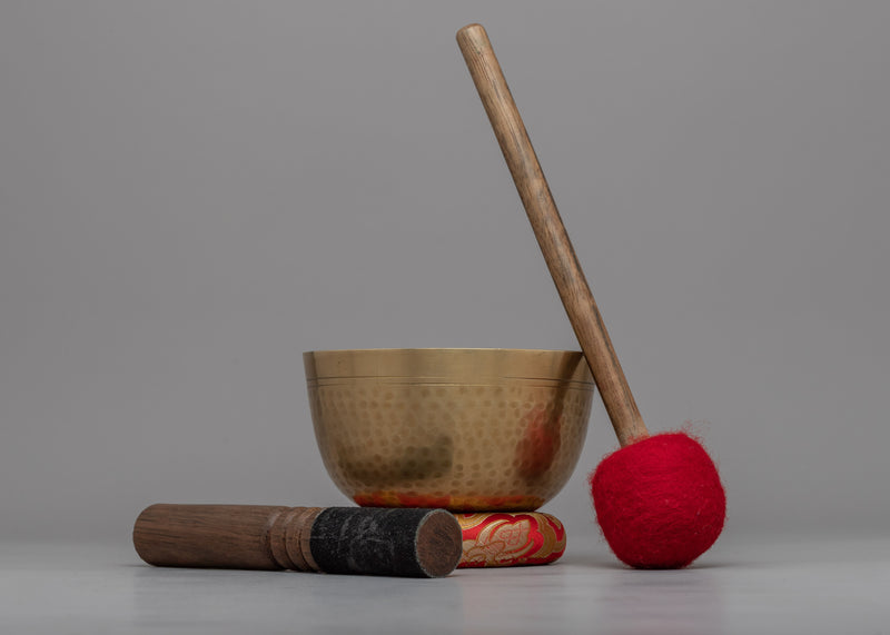 Authentic Tibetan Singing Bowl Set | Soothing Tones for Relaxation and Stress Relief