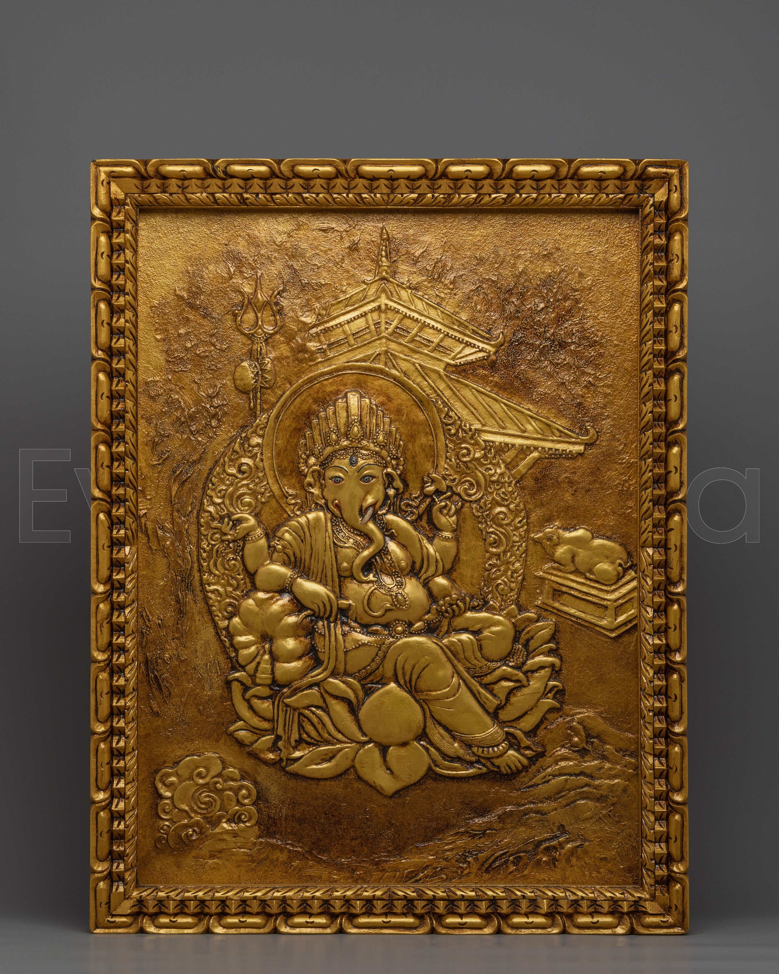 Ganesh Wall Relief Art