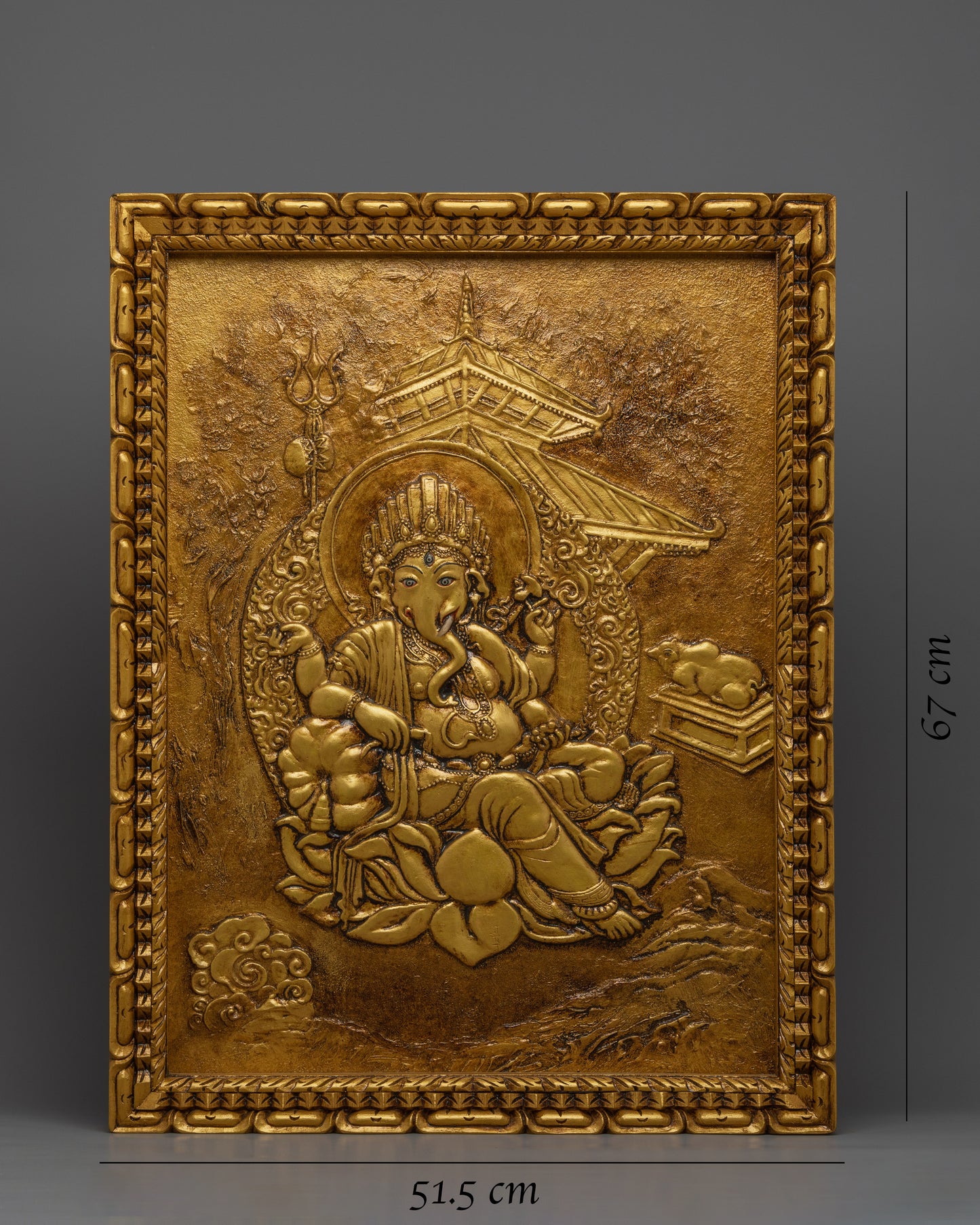 Ganesh Wall Relief Art | Wall Hanging