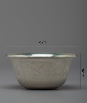 7 Bowl Water Offering Set | Symbolic Offering for Purification and Devotion