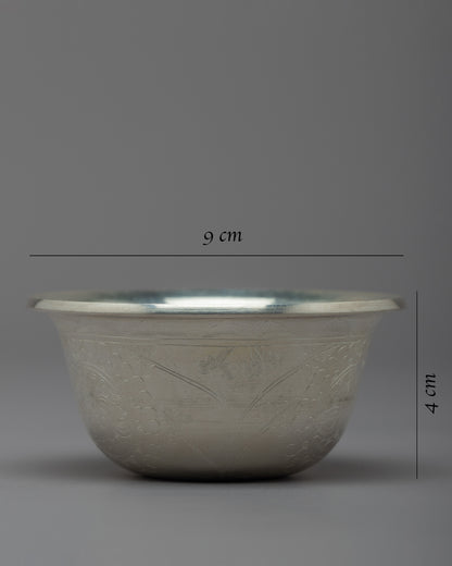 7 Bowl Water Offering Set | Symbolic Offering for Purification and Devotion