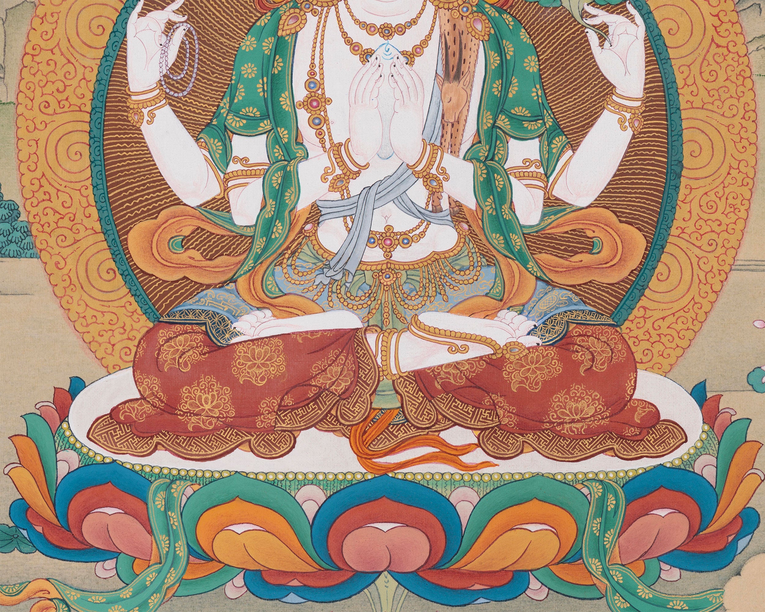 Trio Bodhisattva: Chenrezig, Manjushri, and Vajrapani | Compassion, Wisdom, and Power