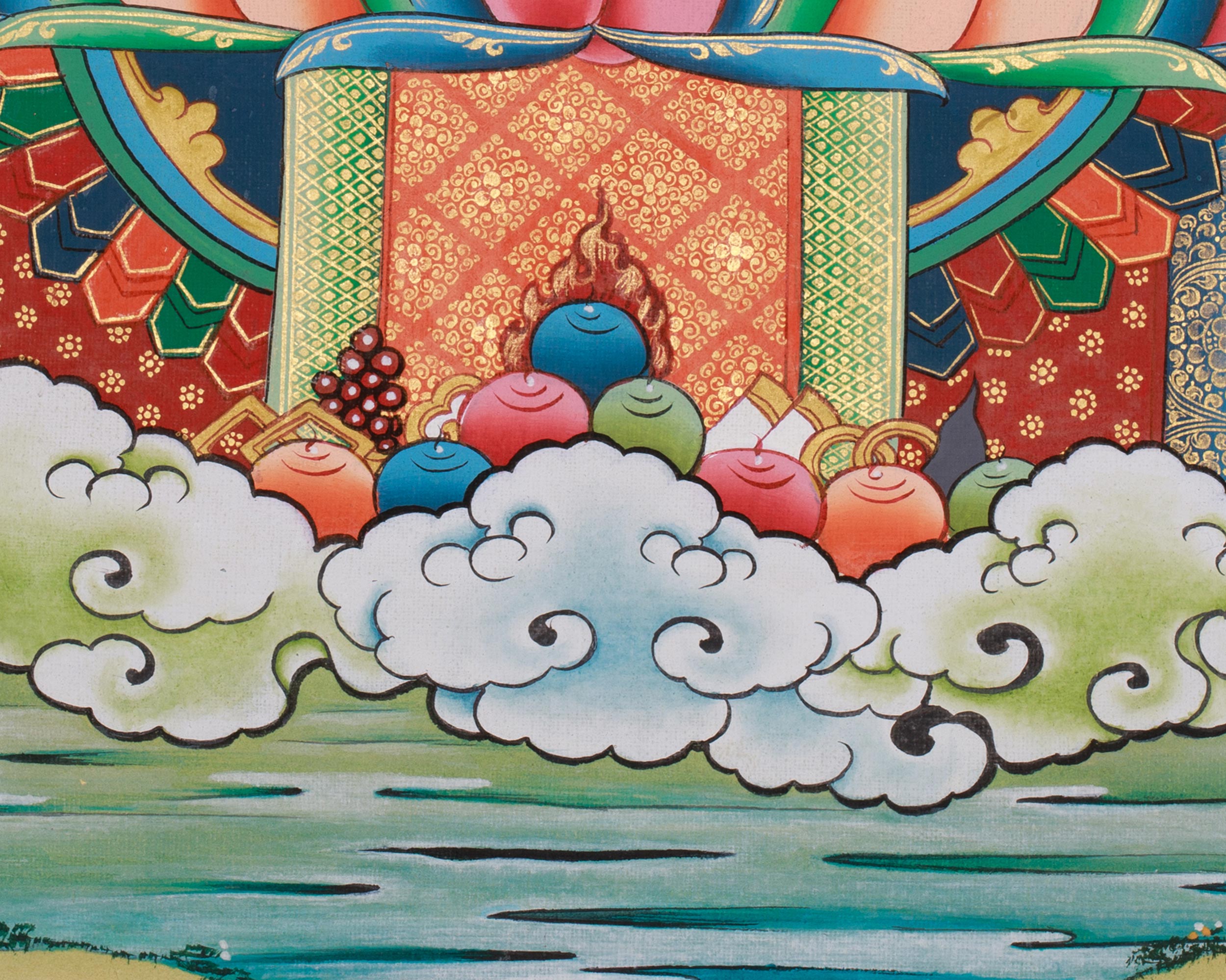 Vajrasattva Tibetan Artwork | The Ultimate State of Spiritual Purity | Diamond Being