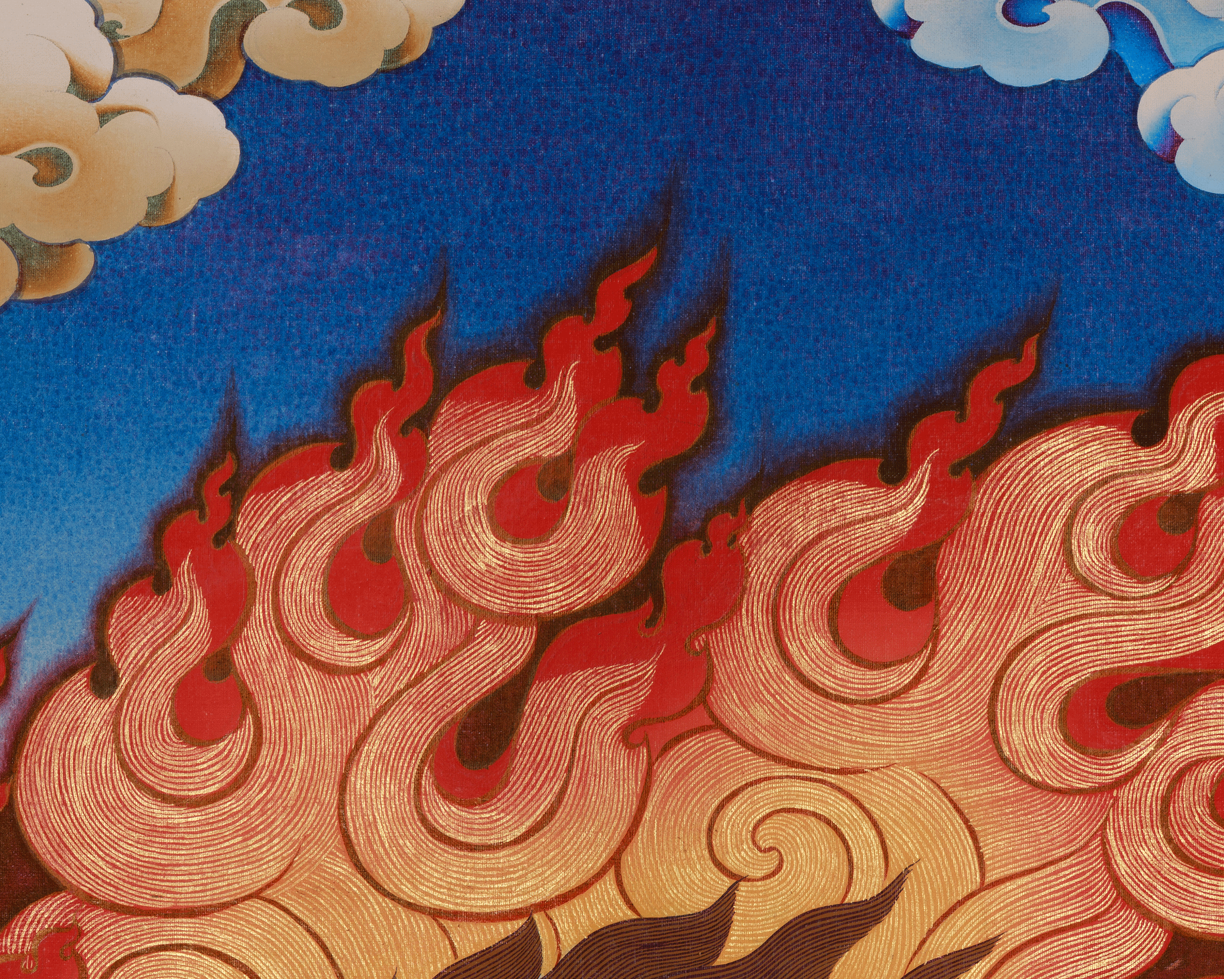 Himalayan Vajrapani Art | A Powerful Thangka of the Buddhist Protector
