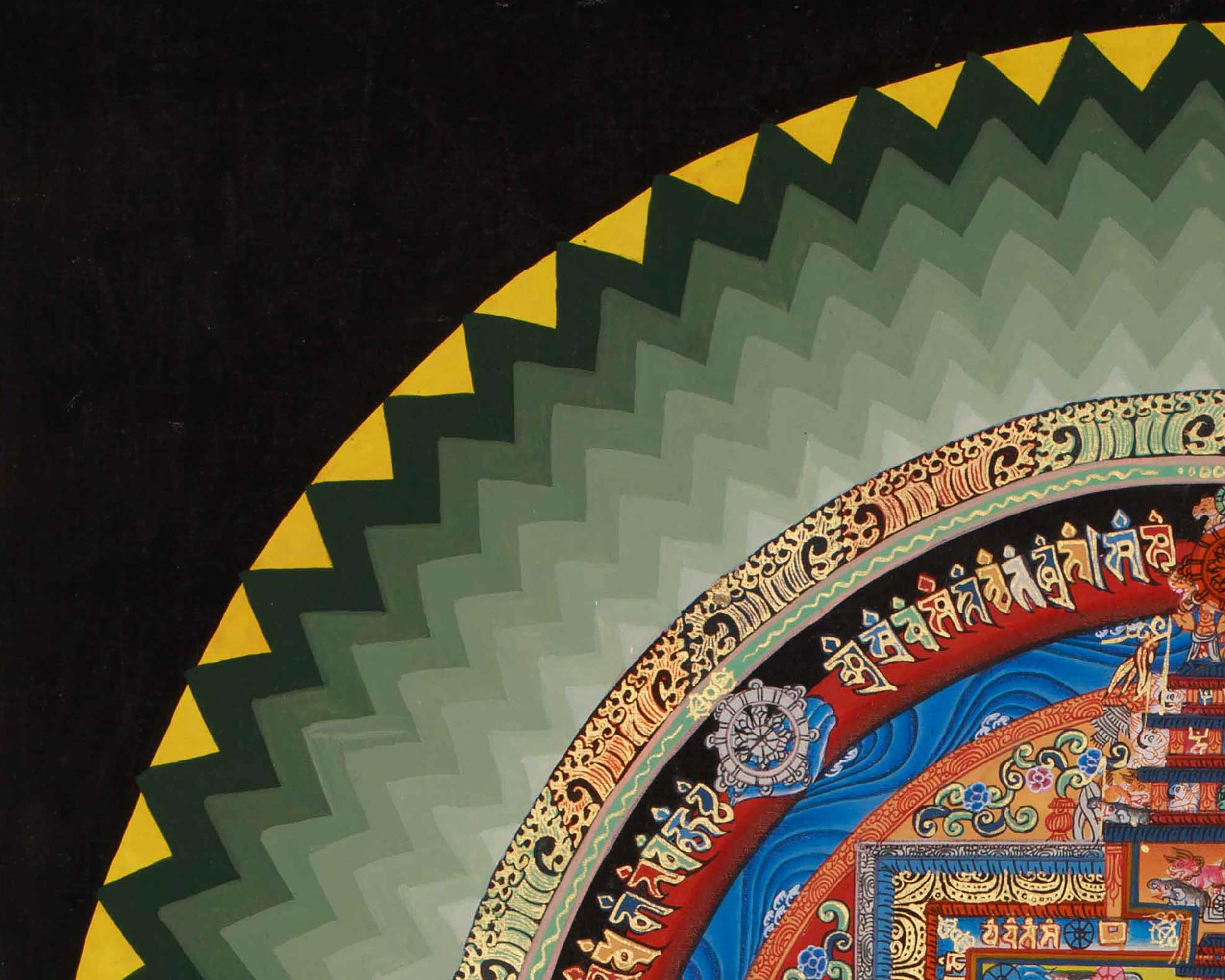 Tibetan Art of Kalachakra Mandala | Spiritual Focus and Inner Transformation