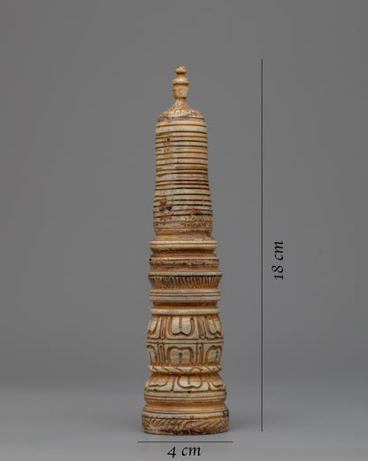 Ethically Sourced Bone Stupa | Himalayan Art