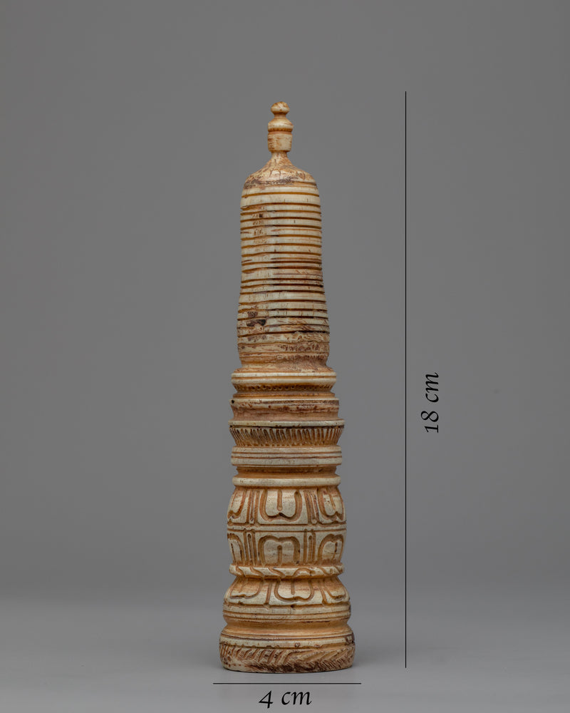 Ethically Sourced Bone Stupa | Himalayan Art
