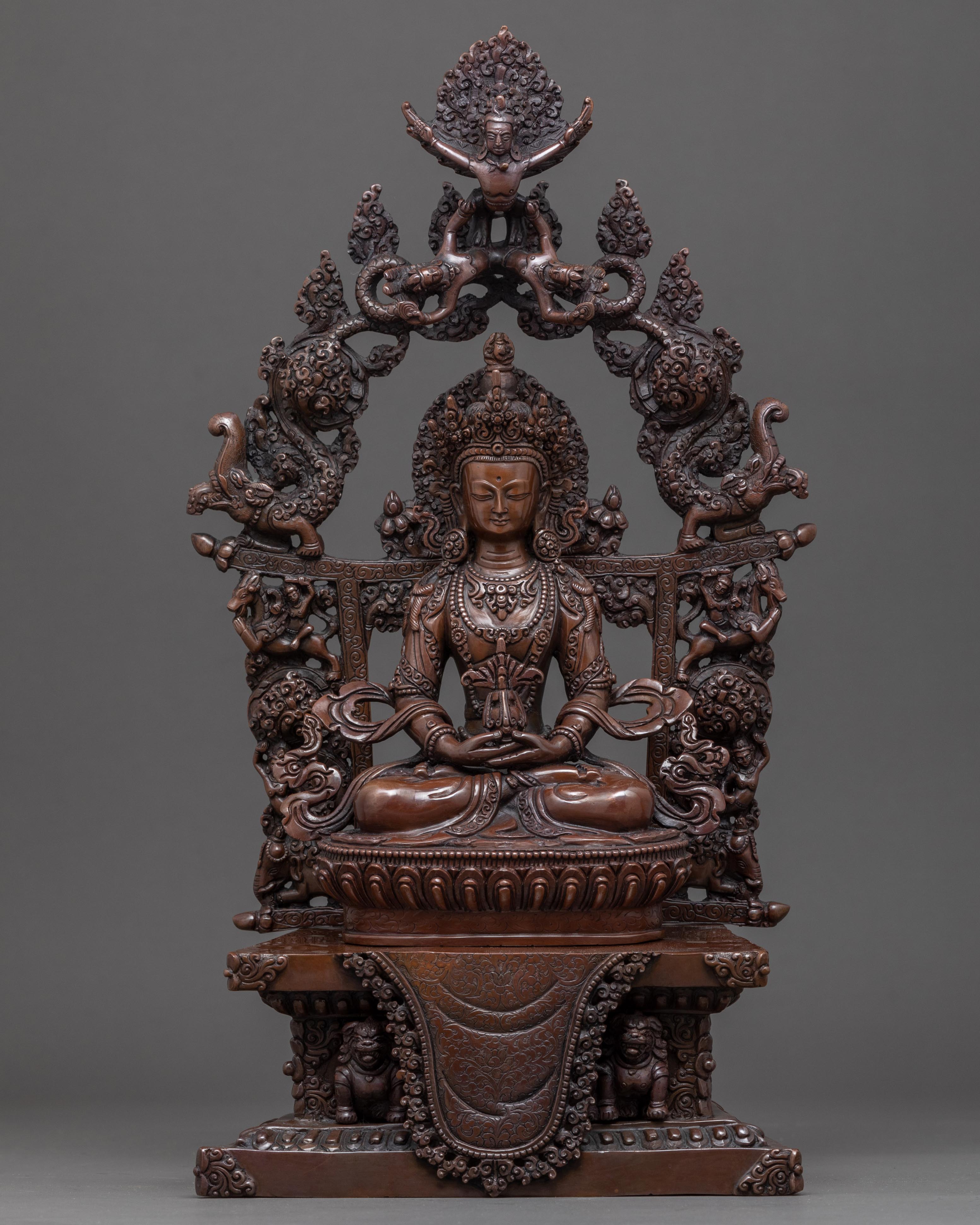 Amitayus Bodhisattva Sculpture