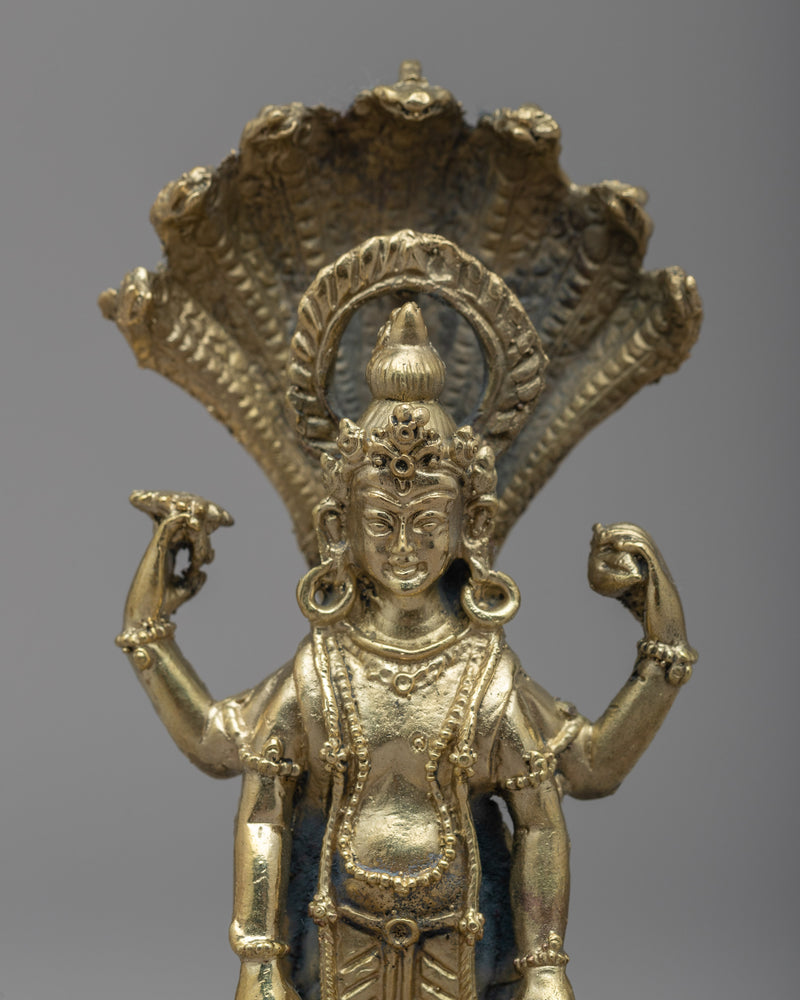 Vishnu Avatar Statue | Brass Sculpture for the Good Luck