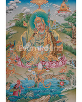 Spiritual Guru Padmasambhava Canvas Artwork