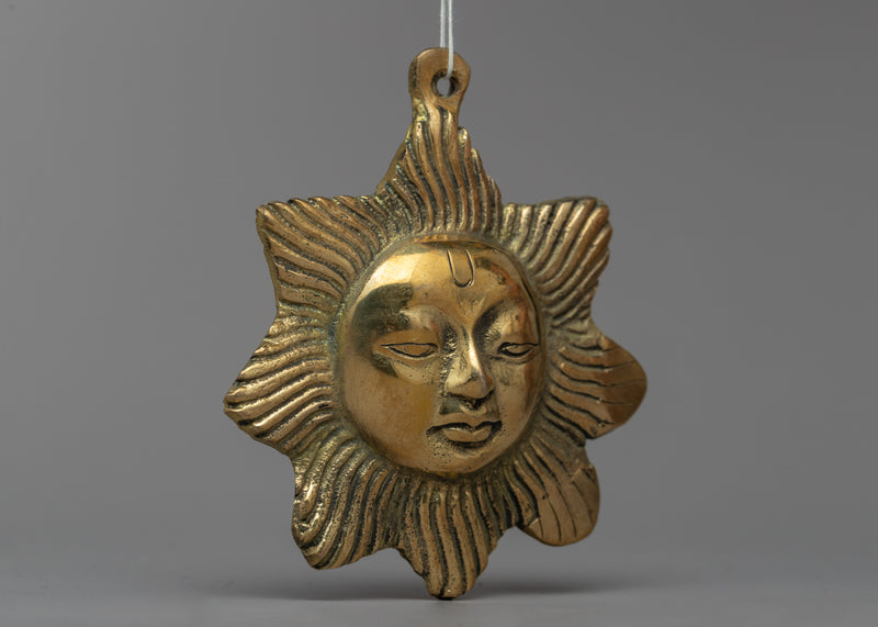 Sun Wall Decor | Buddhist Brass For Decor