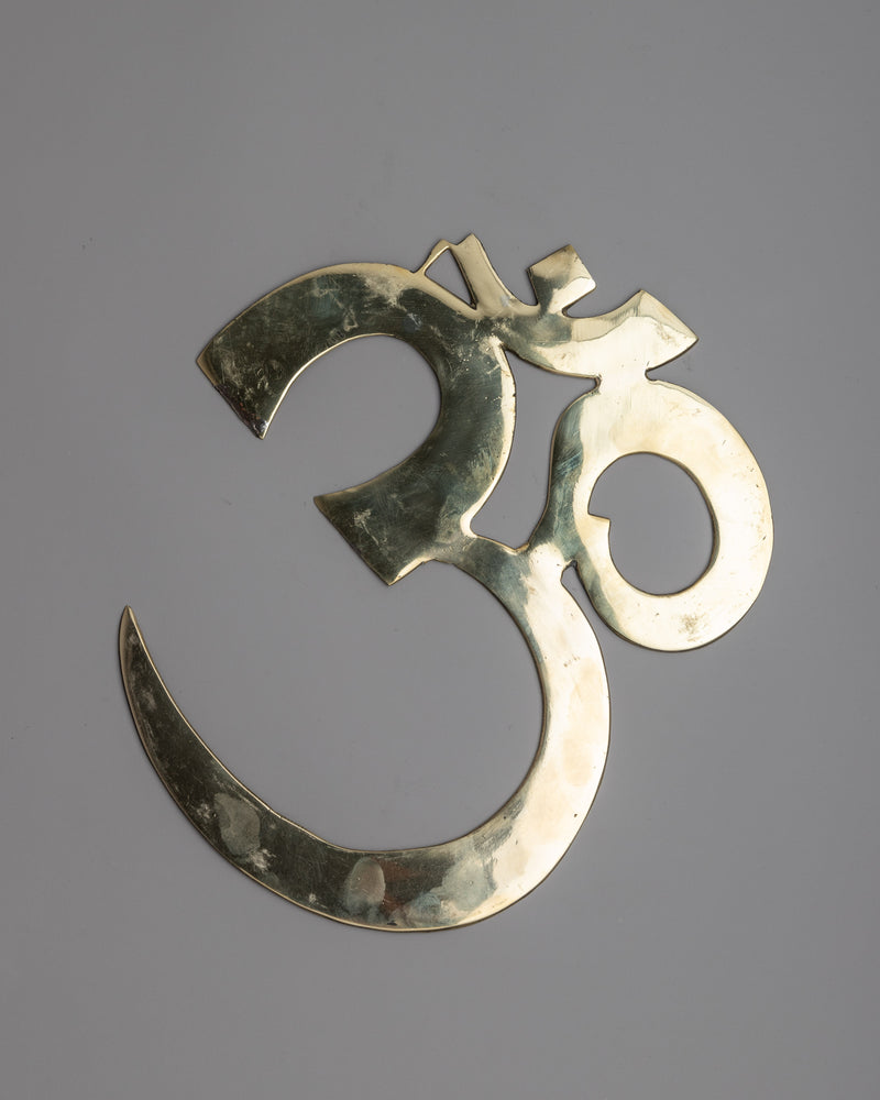 Brass Om Wall Hanging | Sacred Serenity for Harmonious Home Decor