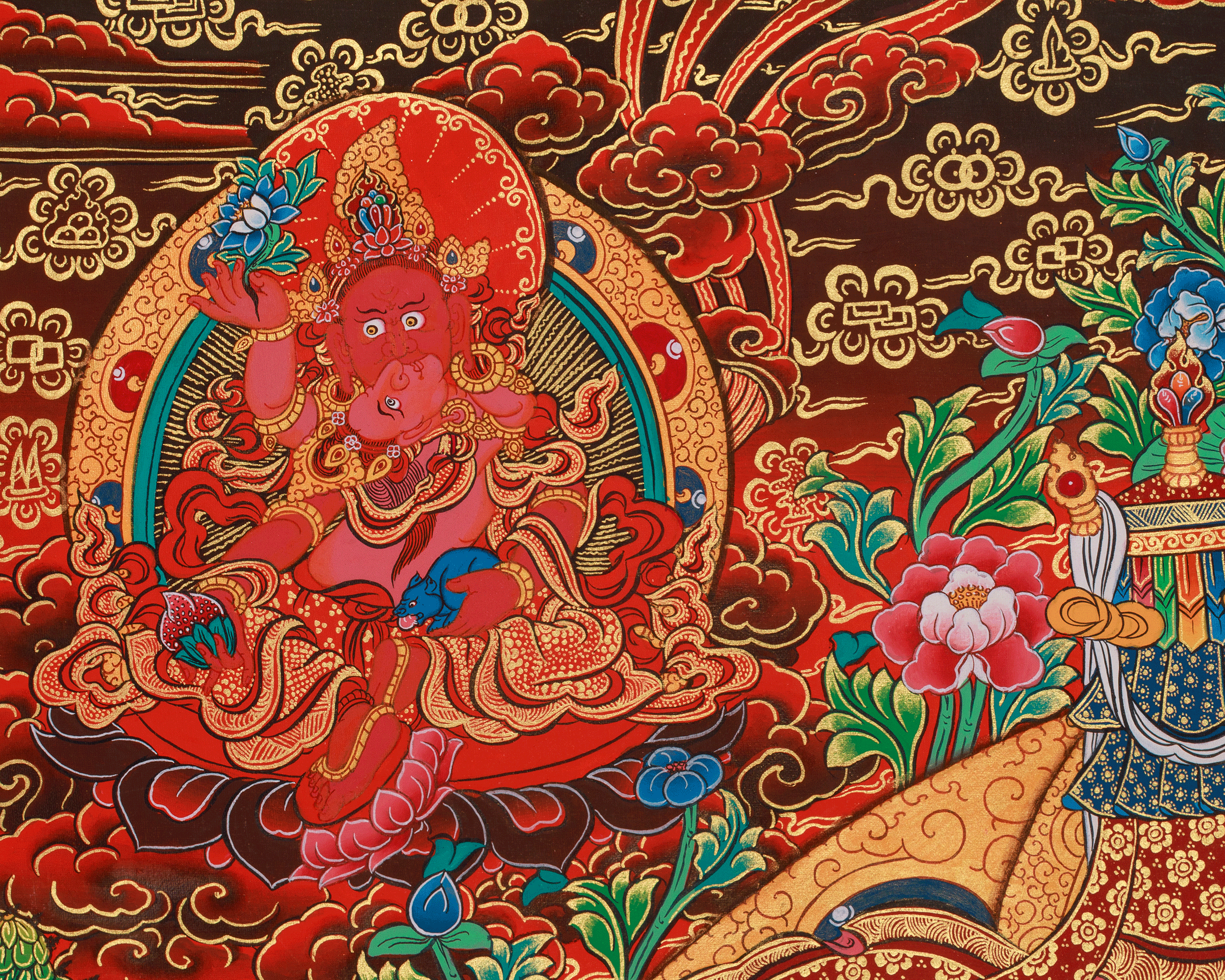 Namtoshe Wealth Deity Art | The Wealth God | God Vaishravana