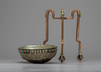 Buddhist Skull Sup"Kapala" | Tibetan Kapala for Offering