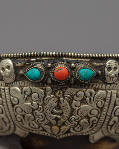 Buddhist Skull Sup"Kapala" | Tibetan Kapala for Offering
