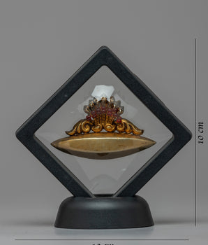 Newari Pendent "Tayo" | Exquisite Nepali Jewelry Inside the Floating case