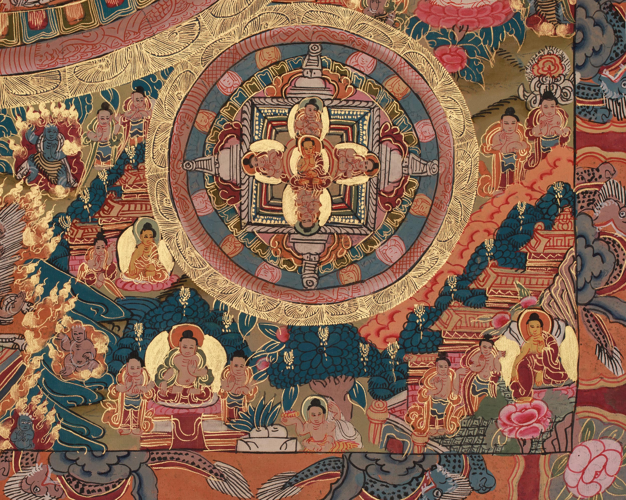 Traditional Buddha Mandala Art | A Sacred Path to Enlightenment