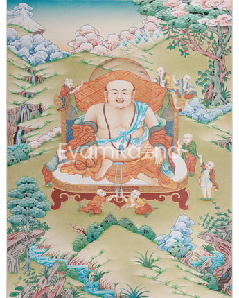 Laughing Buddha Canvas Print