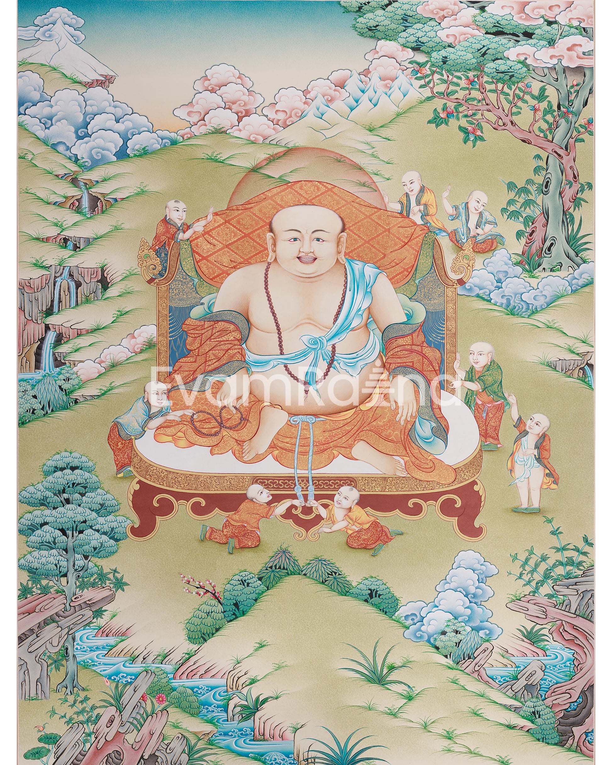 Laughing Buddha Canvas Print