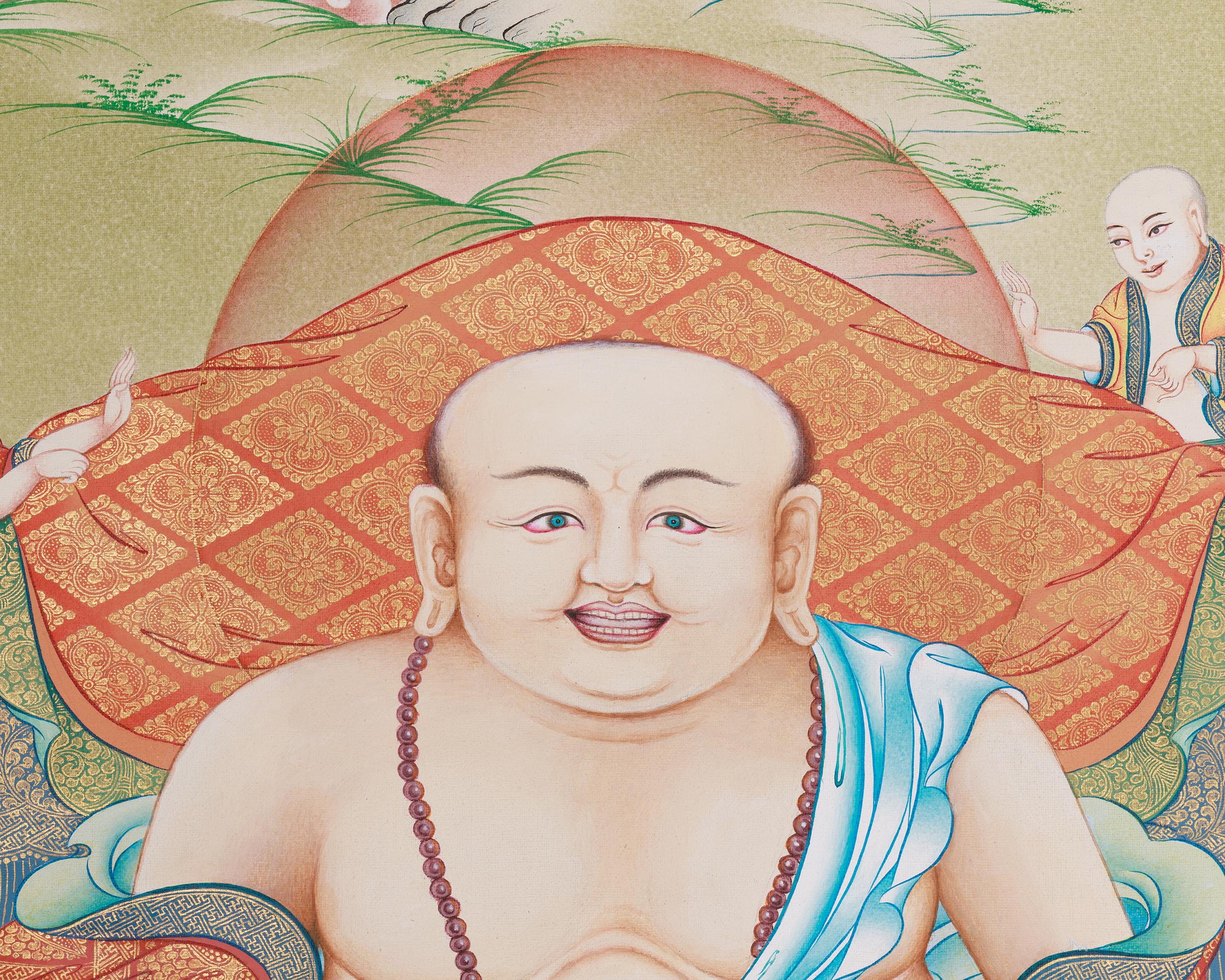 Laughing Buddha Canvas Print | A Symbol of Joy, Prosperity, and Abundance