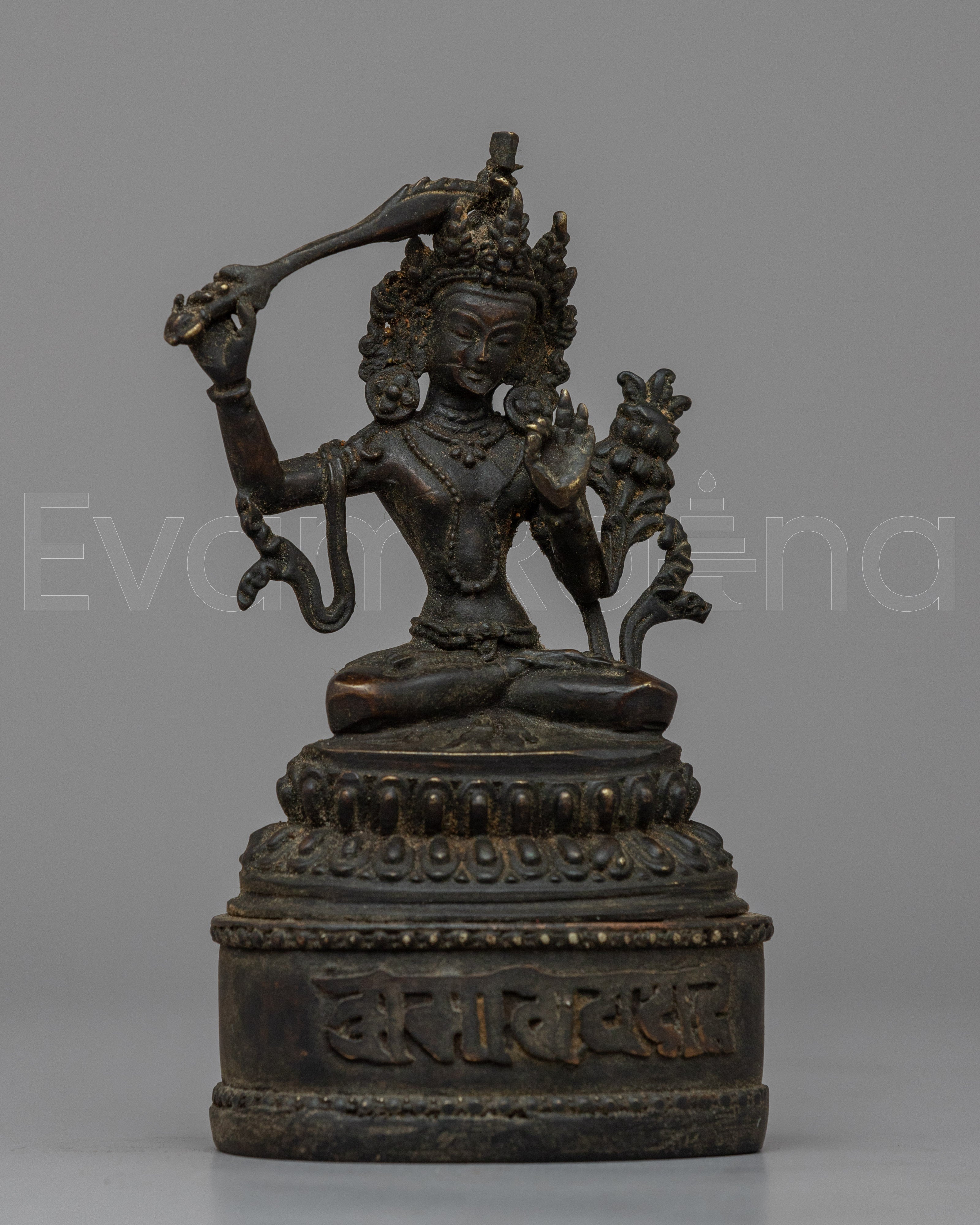 Black Manjushri Statue