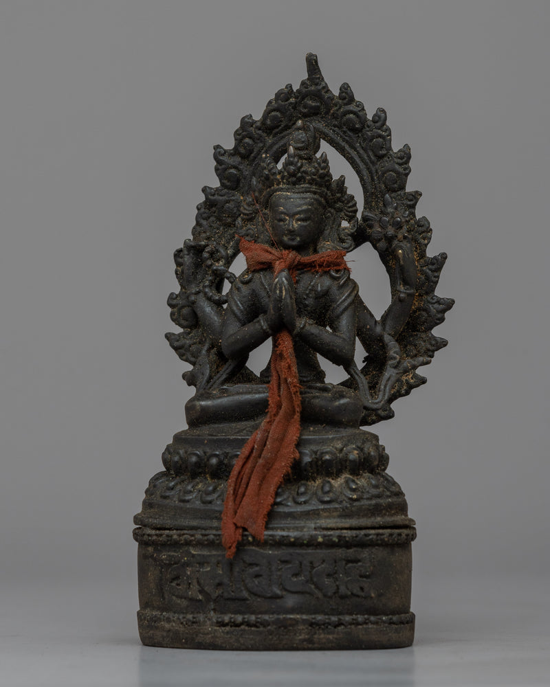 Divine 4-Armed Chenrezig Statue | Statue for Symbol of Compassion and Enlightenment