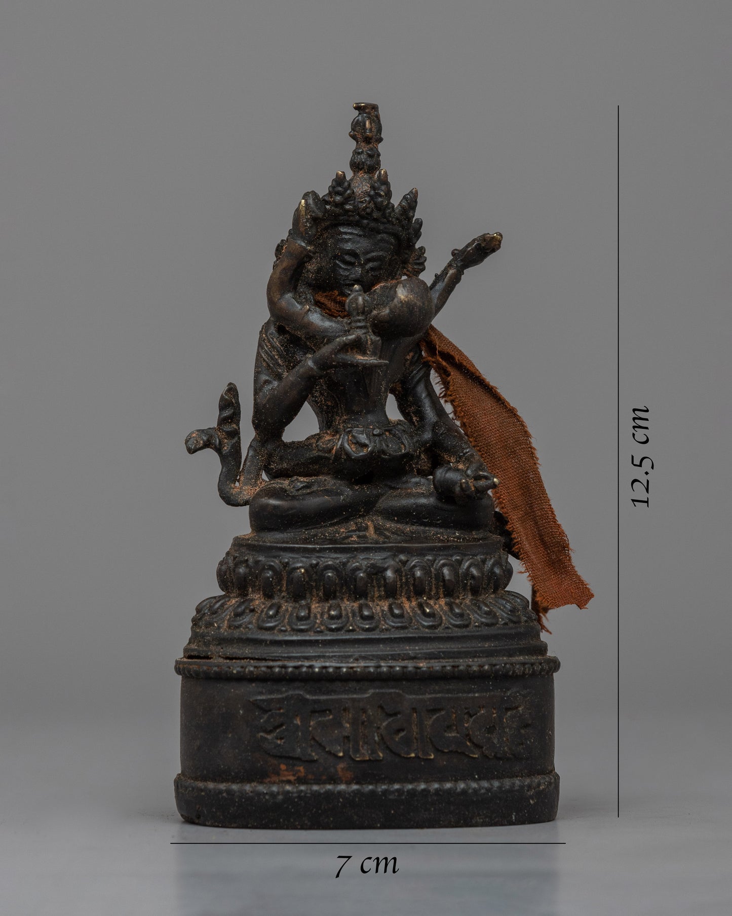 Handcrafted Small Vajrasattva Statue | Sacred Buddhist Sculpture