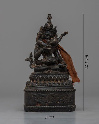 Handcrafted Small Vajrasattva Statue | Sacred Buddhist Sculpture