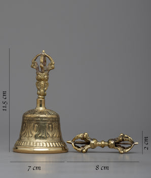 Buddhist Ritual Items "Vajra and Bell" | Enhancing Meditation, Prayer, and Contemplation