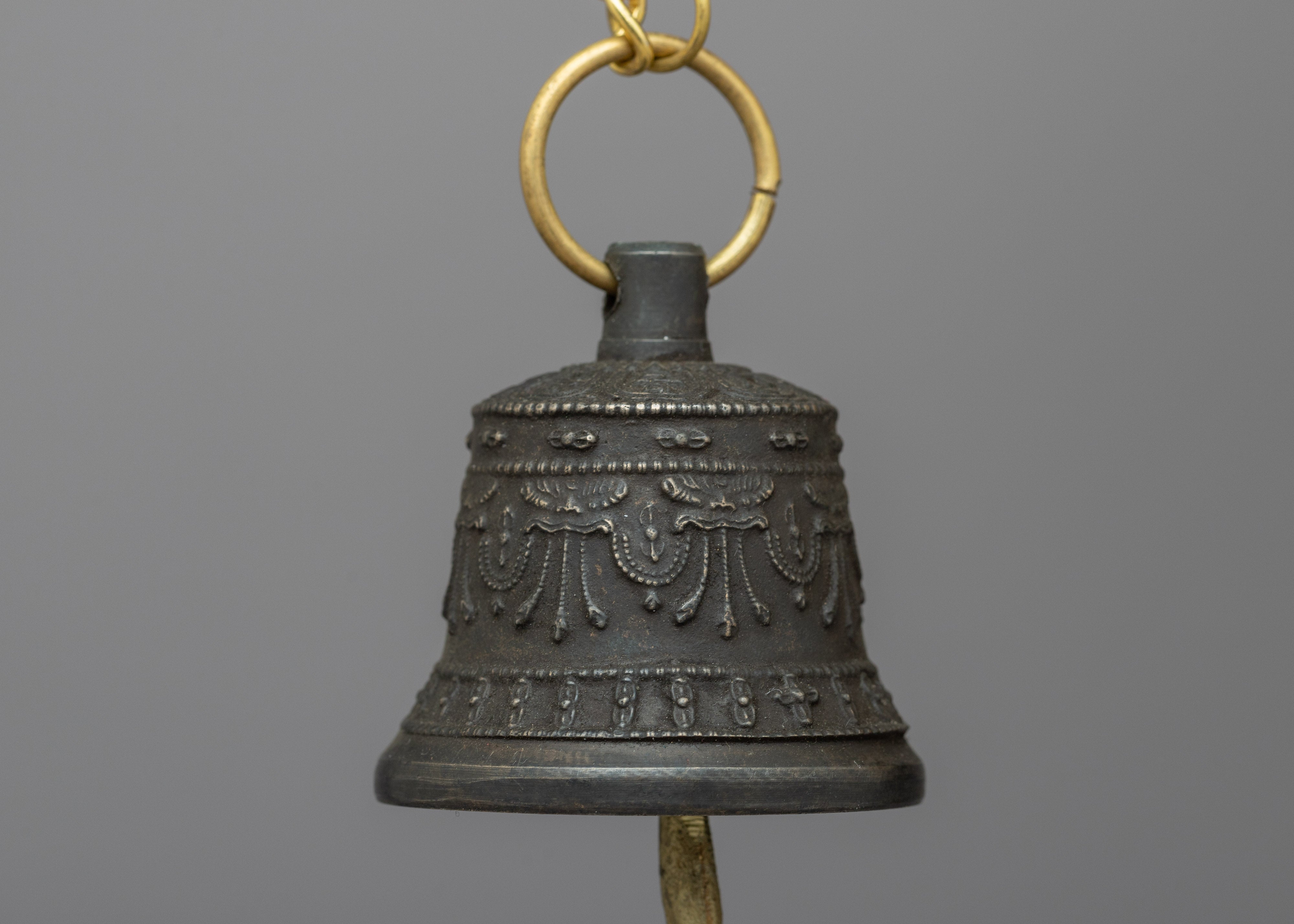 Bronze Hanging Bell | Revered Symbol with Melodious Vibratio