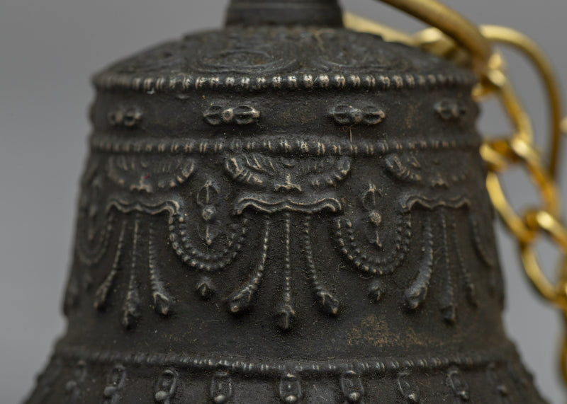 Bronze Hanging Bell | Revered Symbol with Melodious Vibratio
