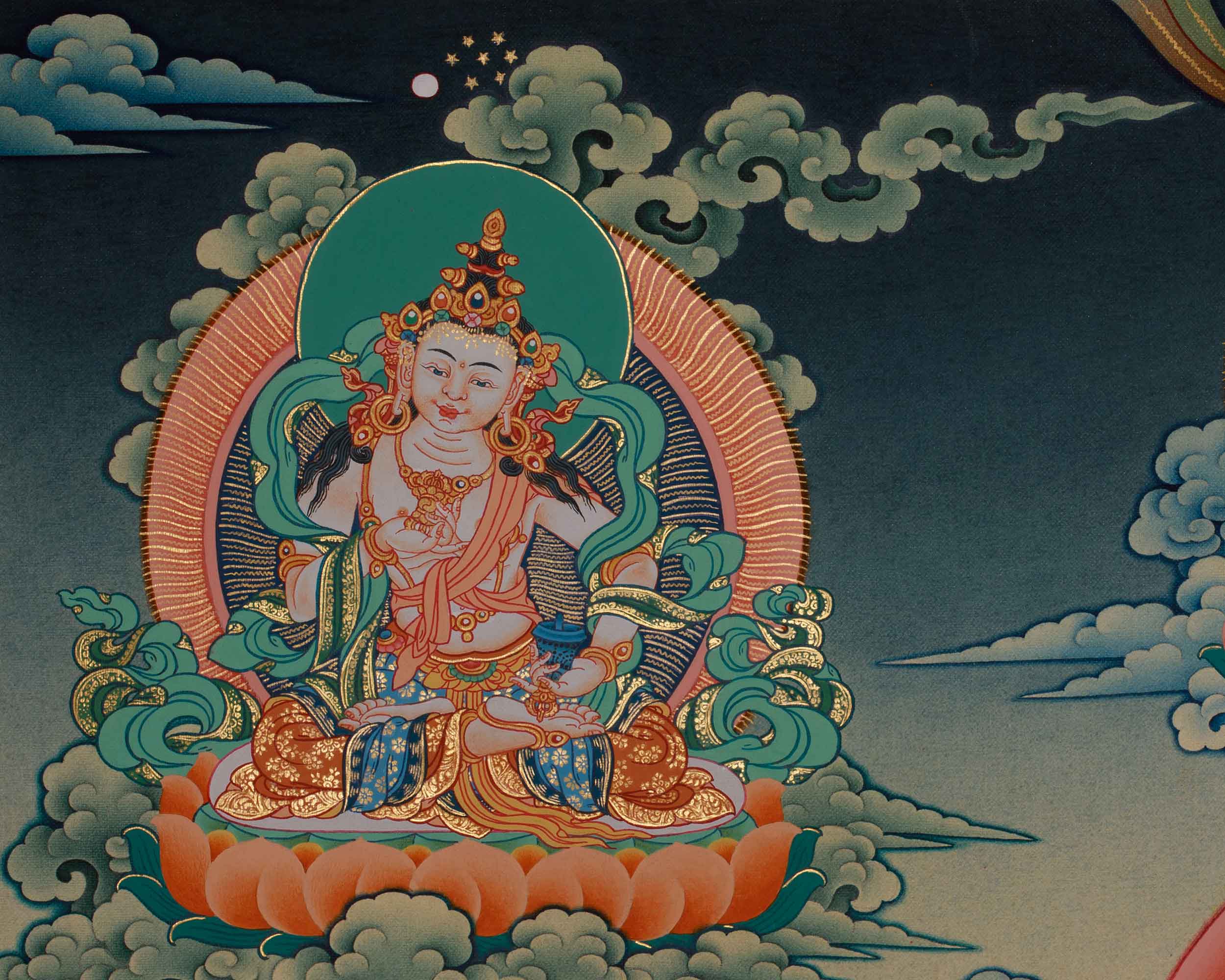 Universal Thangka Of Chenrezig | Avalokiteshvara Art | Spiritual Thangka