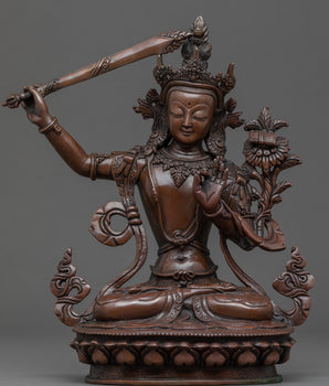 Rare Manjushri Statue 