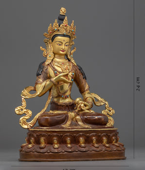 Vajrasattva Meditation Statue | Tibetan Dorje Sempa Art of Nepal