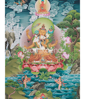 Bodhisattva of Wisdom (Manjushri) with Consort