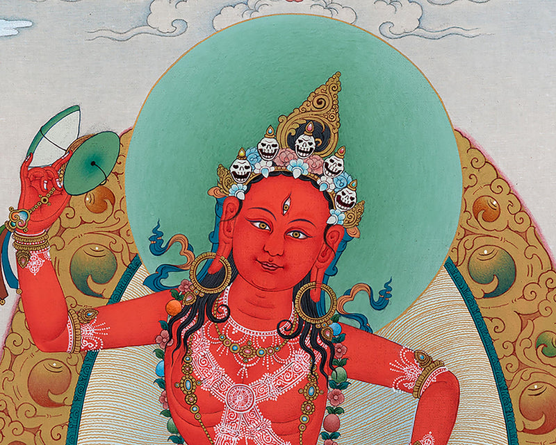 Yumkha Dechen: Queen of Great Bliss Thangka