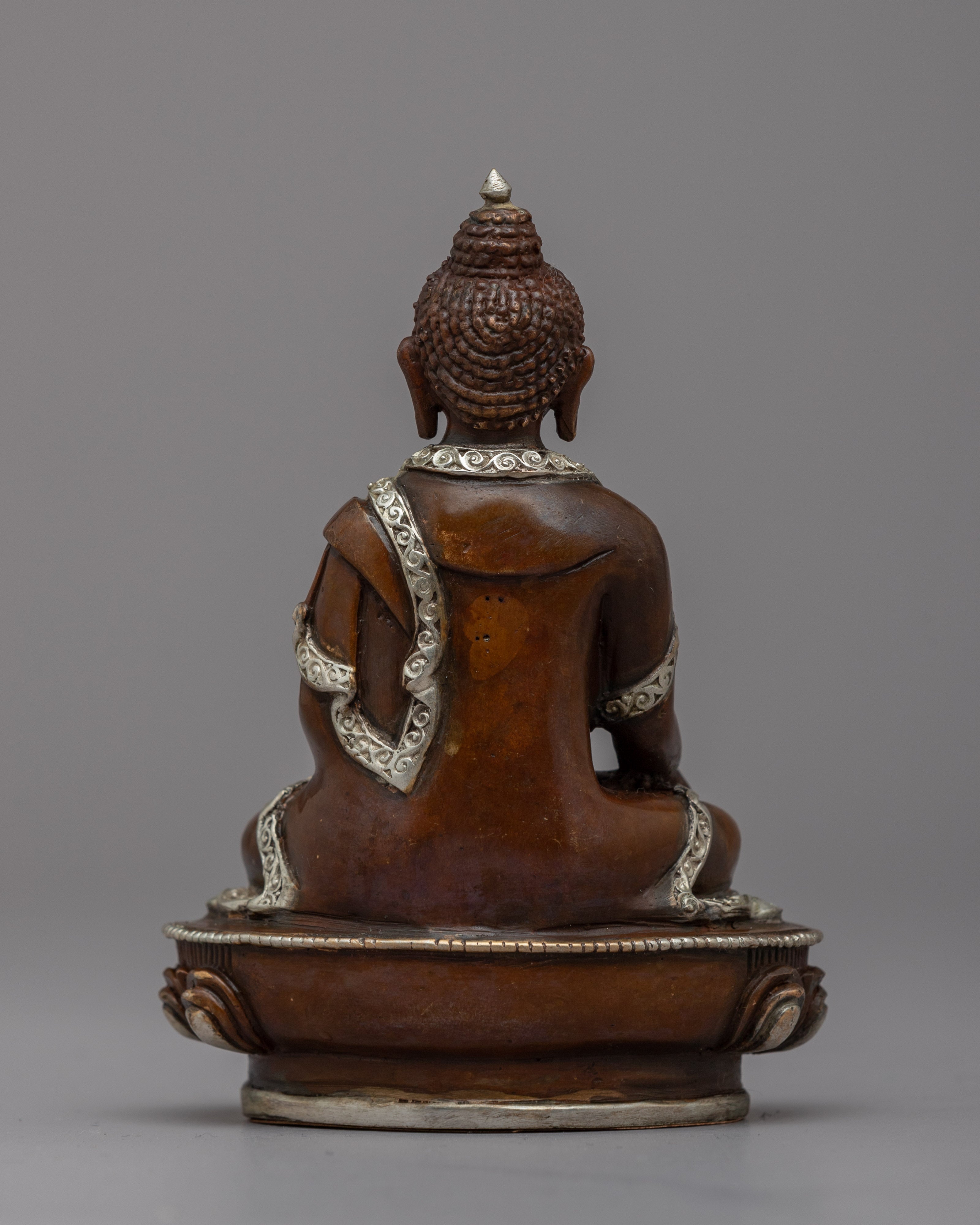 Portable Shakyamuni Buddha Copper Statue | Machine Made Figurine