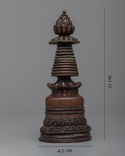 Machine Made Stupa | Embrace Serenity with this Beautiful Buddhist Symbol