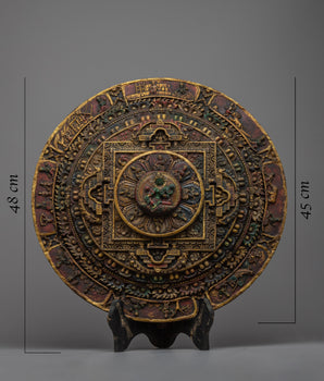 Artistic Resin Mandala with Wood Mixed | Captivating Handcrafted Mandala