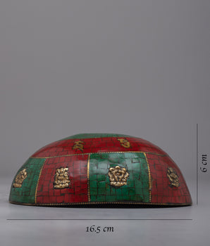 Ornate Kapala Bowl | Create a Sacred Space for Rituals and Ceremonies