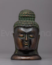 Buddha Snail Head Statue