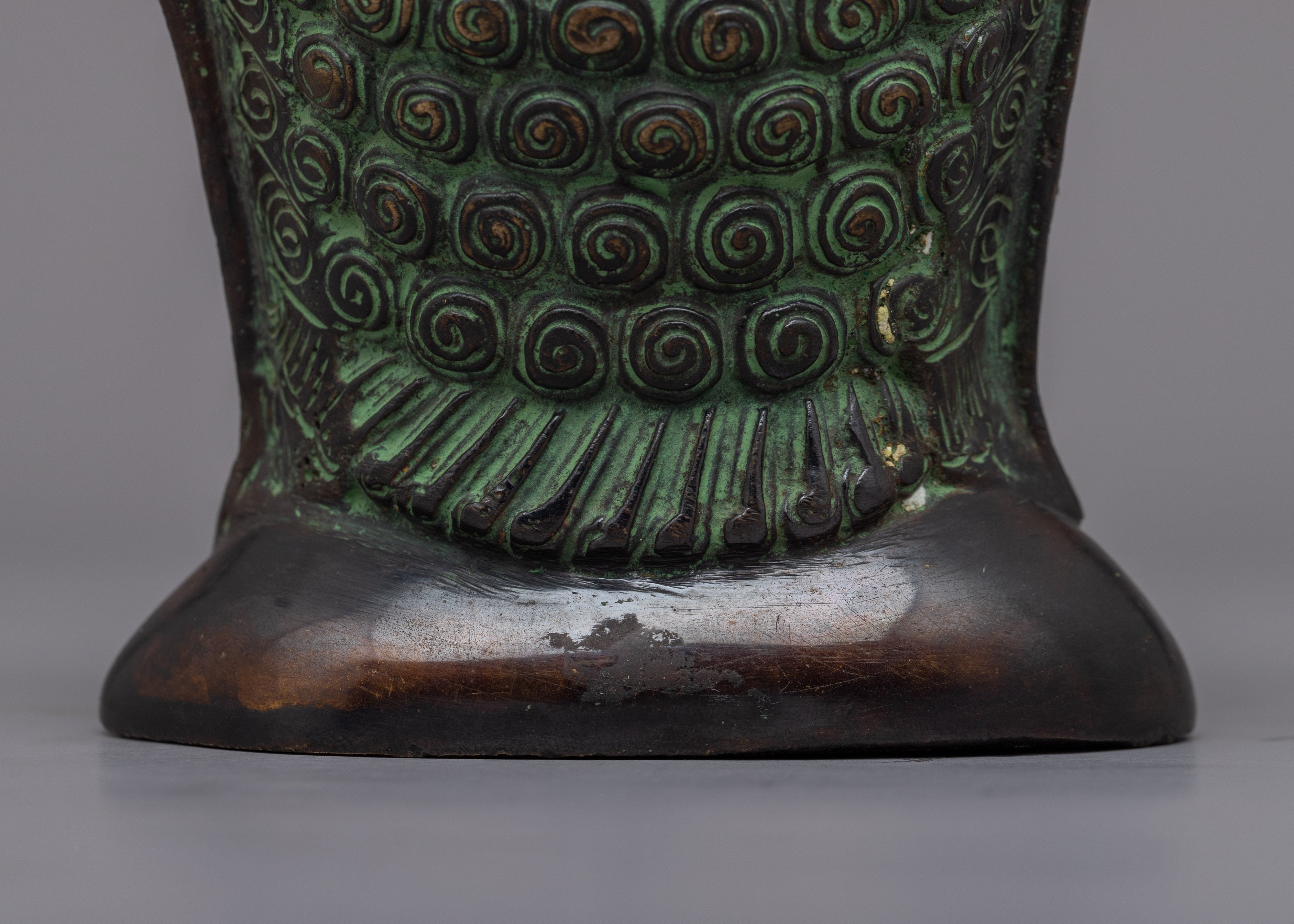 Buddha Snail Head Statue | Add a Touch of Vintage Spirit to Your Decor