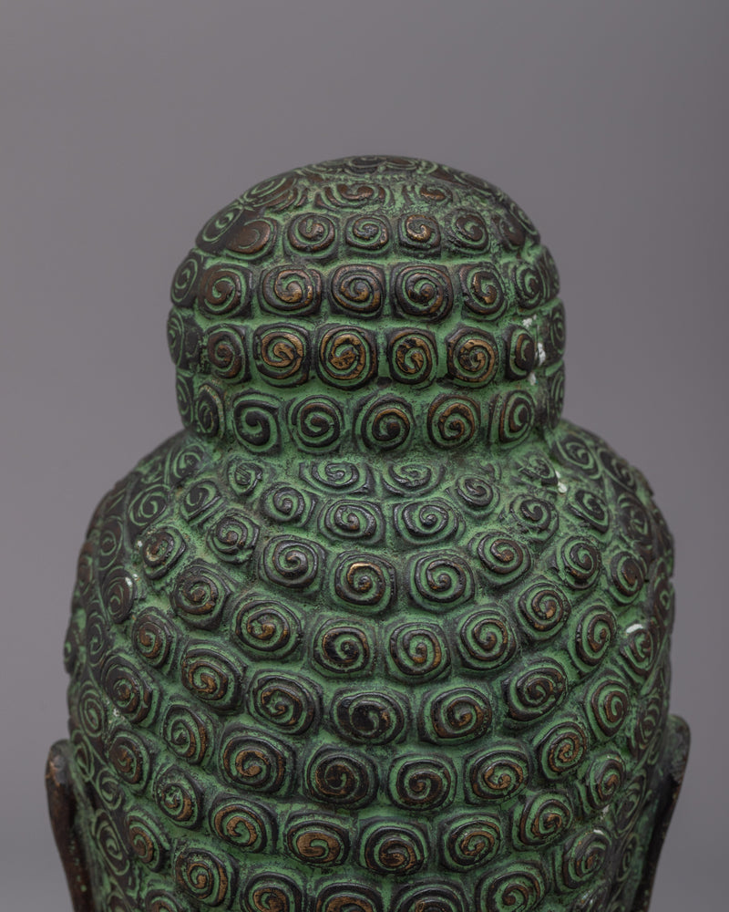 Buddha Snail Head Statue | Add a Touch of Vintage Spirit to Your Decor