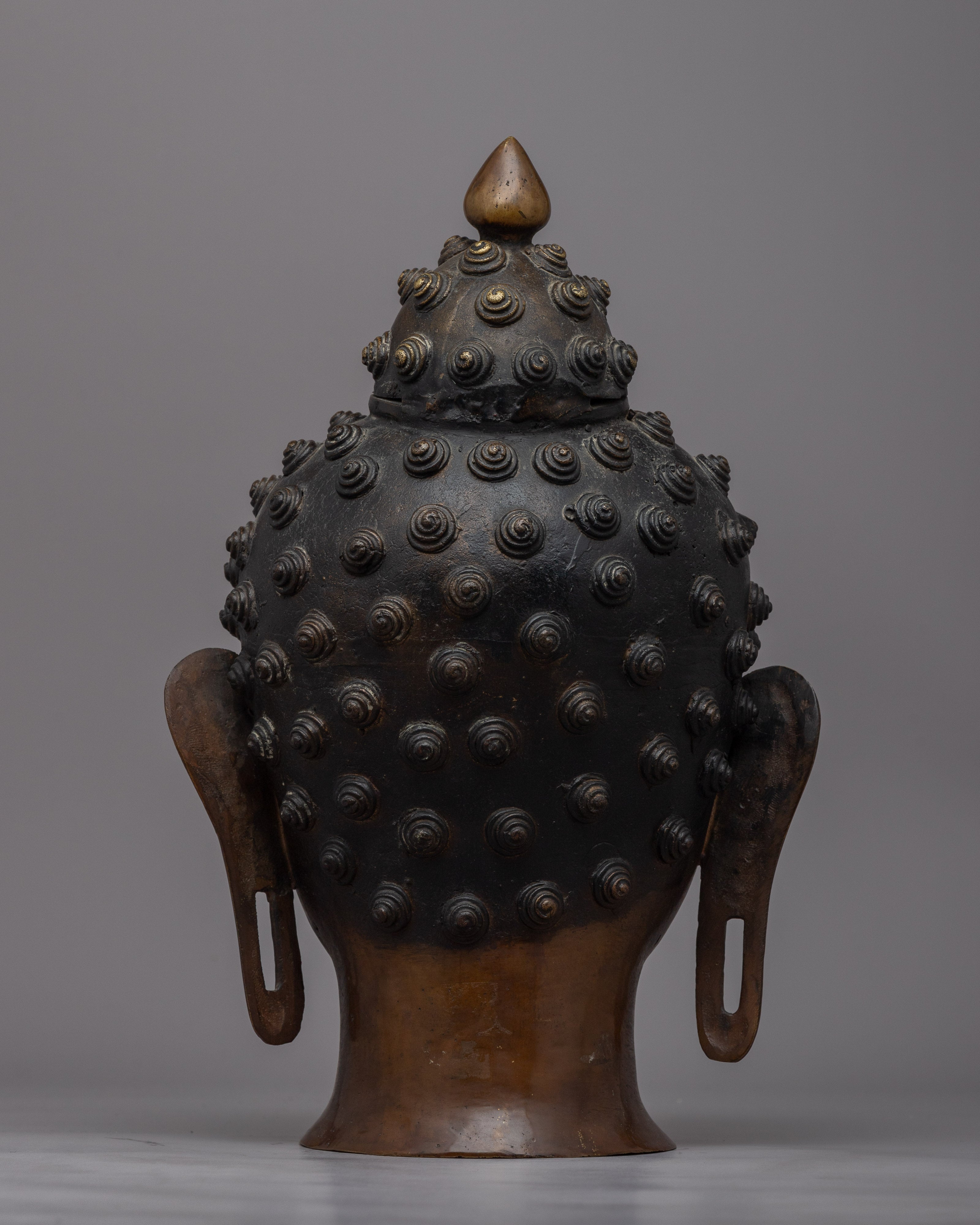 Serene Buddha Head Sculpture | Cultivate Balance and Serenity in Your Environment