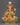 ganesha gilt statue