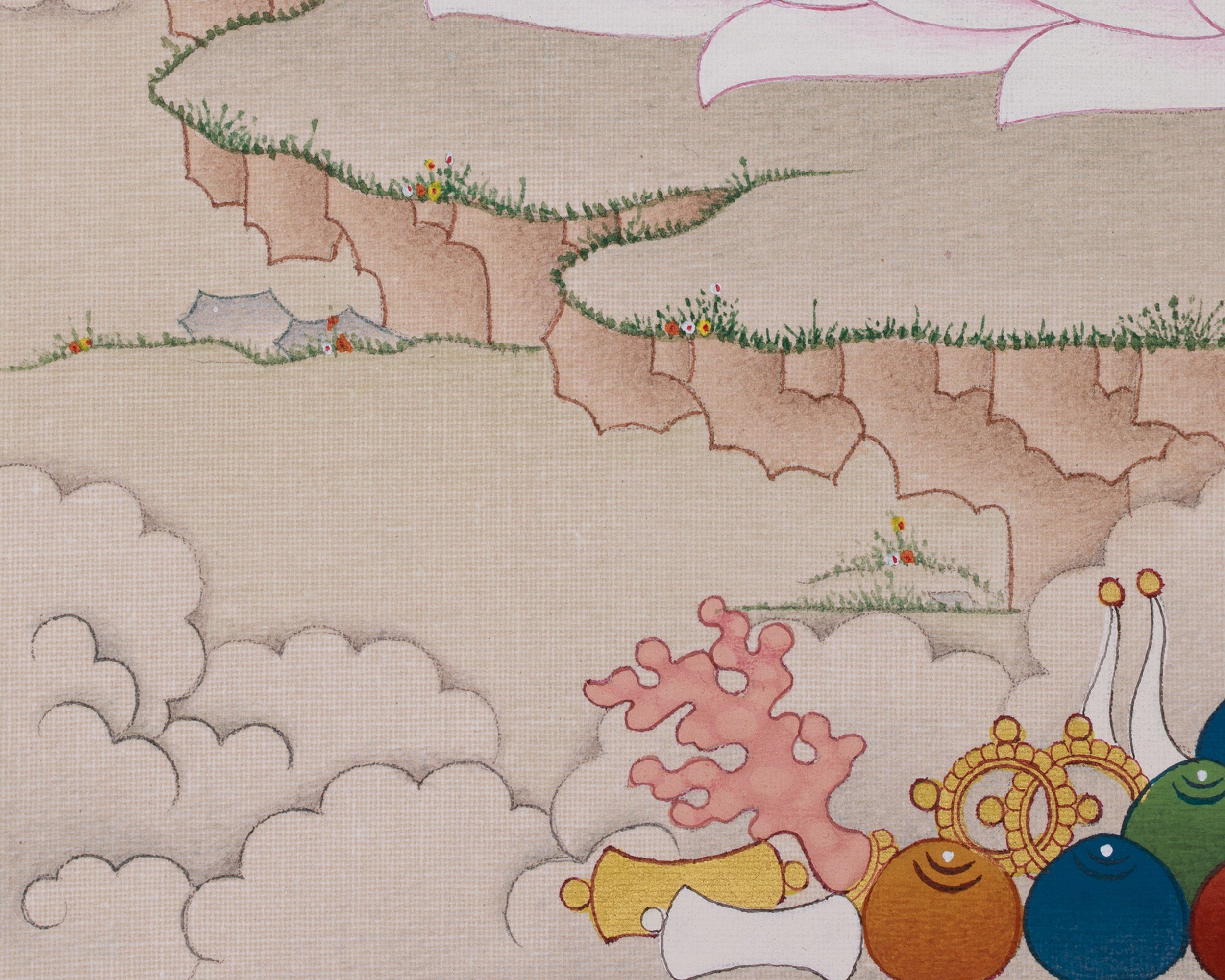 Vajrayana Vajrasattva Art | Purification, Clarity, and Spiritual Renewal