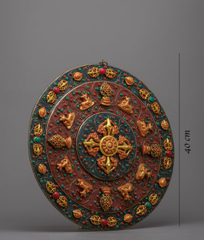 Tibetan Circular Mandala Art | Add a Touch of Grace and Beauty to Your Walls