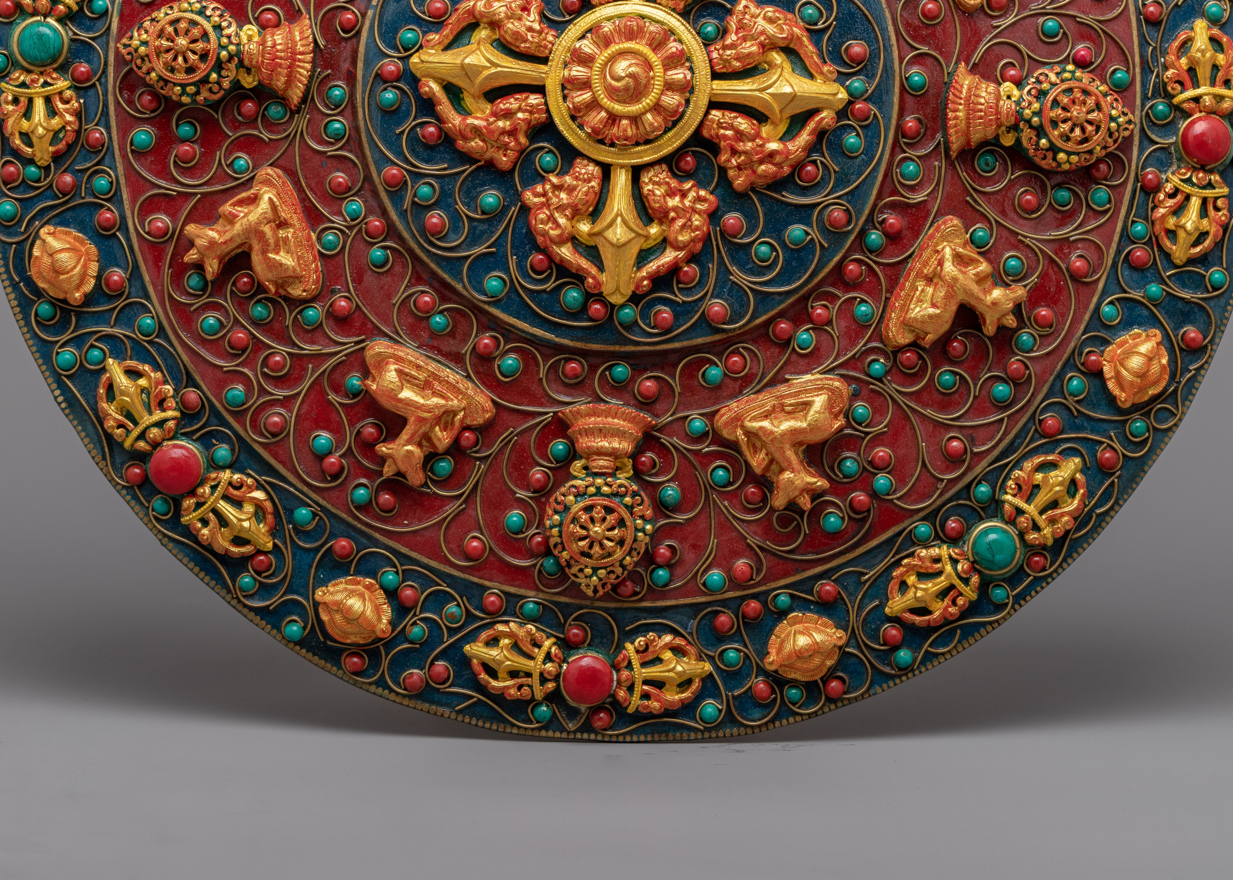 Tibetan Circular Mandala Art | Add a Touch of Grace and Beauty to Your Walls